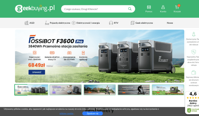 Nowoczesna technologia na wyciągnięcie ręki: Odkryj świat zakupów z Geekbuying